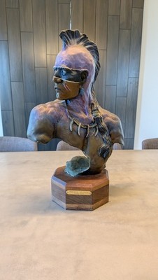 Gary Cooley ''Broken Silence'' 1995 Bronze Bust - Limited Edition 4/45