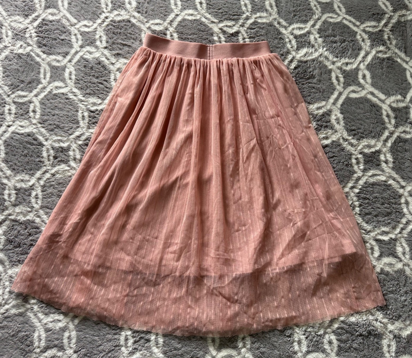 Uniqlo Girl's Tulle Skirt Pink Size 9-10 New thumbnail 10