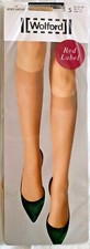 Wolford Women's Cosmetic Beige 15 Knee Highs Size Small