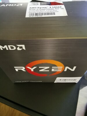 Amd Ryzen 9 5950x Desktop Processor, AM4, 3.4GHz base clock, 4.9