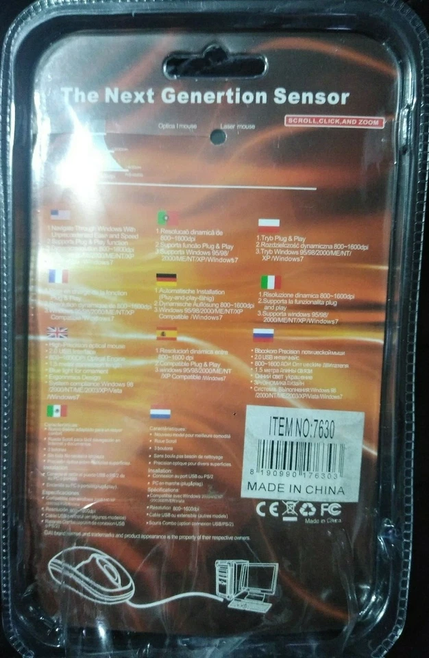 Wireless Mouse, 3.0G Portable Optical Silent Ergonomic Wireless Computer Mouse  - Image 2 of 4