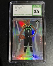 2020-20 Prizm Flashback Silver Kevin Durant CSG 8.5 #4 Nets