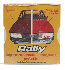 disco orario gadget fiat 132 pubblicitario cera rally auto epoca vintage abarth
