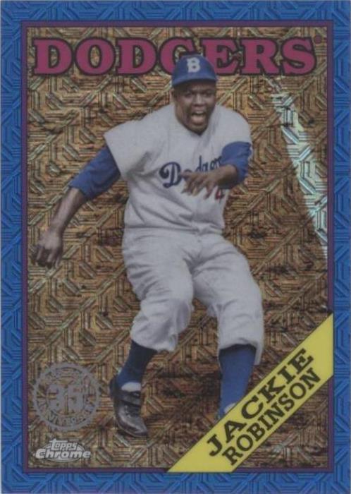 2023 Topps Series 1 - 1988 Topps Chrome Silver Pack Jackie Robinson # ...