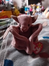 Ty Beanie Babies Batty The Bat, Small Plush Soft Toy RARE, With Tags