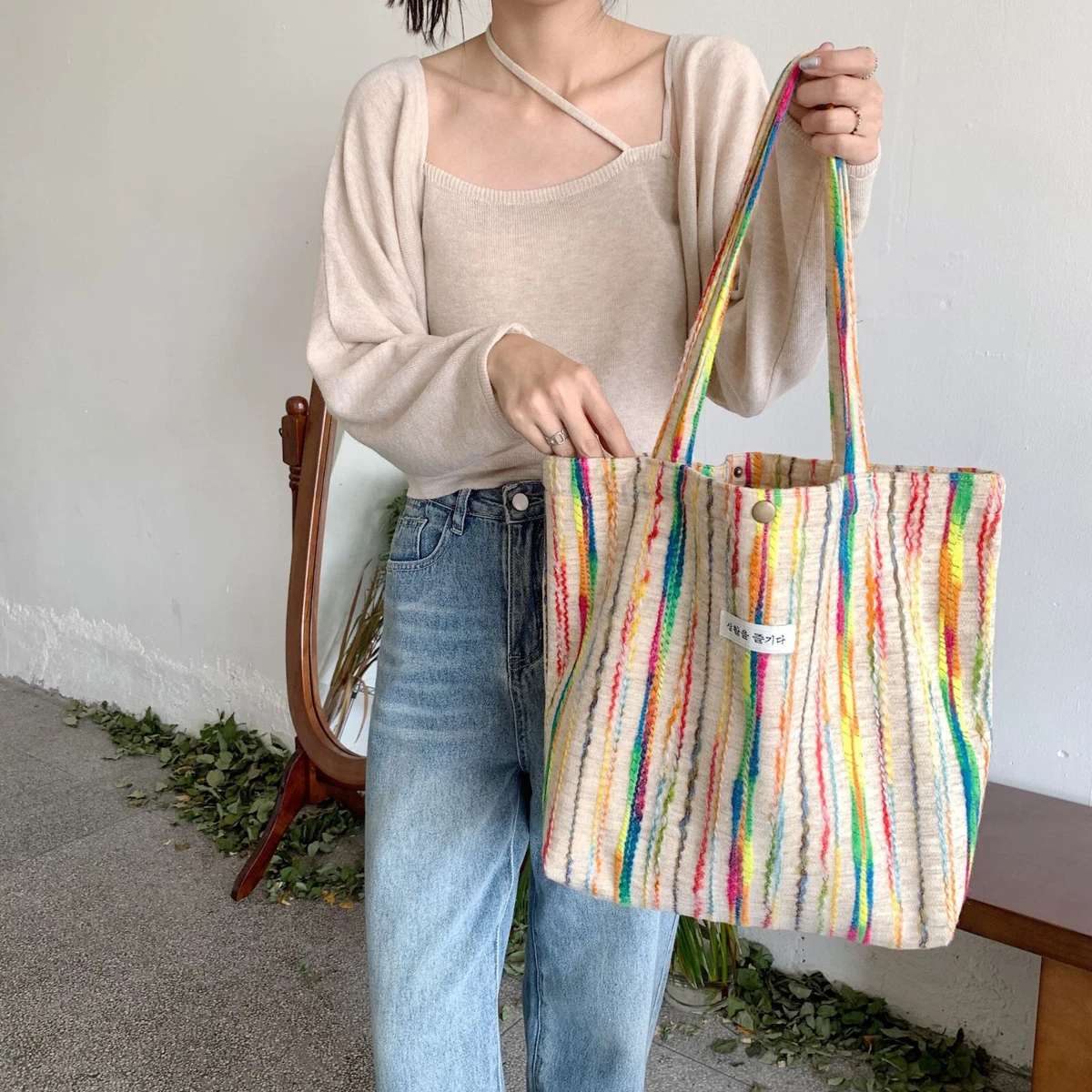 Women's casual top tote bags