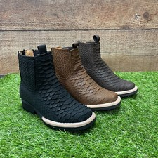 Baby/Toddlers Rodeo Western Python Cowboy Boots Zipper Botin Nino Piton Est. 281