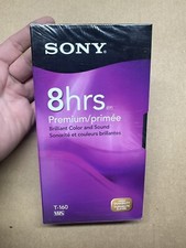 Sony T-160VR 8hrs Recordable VHS Video Tape Premium Brand New 