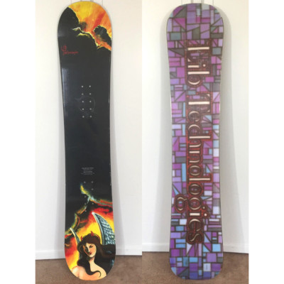 🚨FREE SHIP USA 48🚀 LIB TECH 151cm Rice Rocket Snowboard Evil