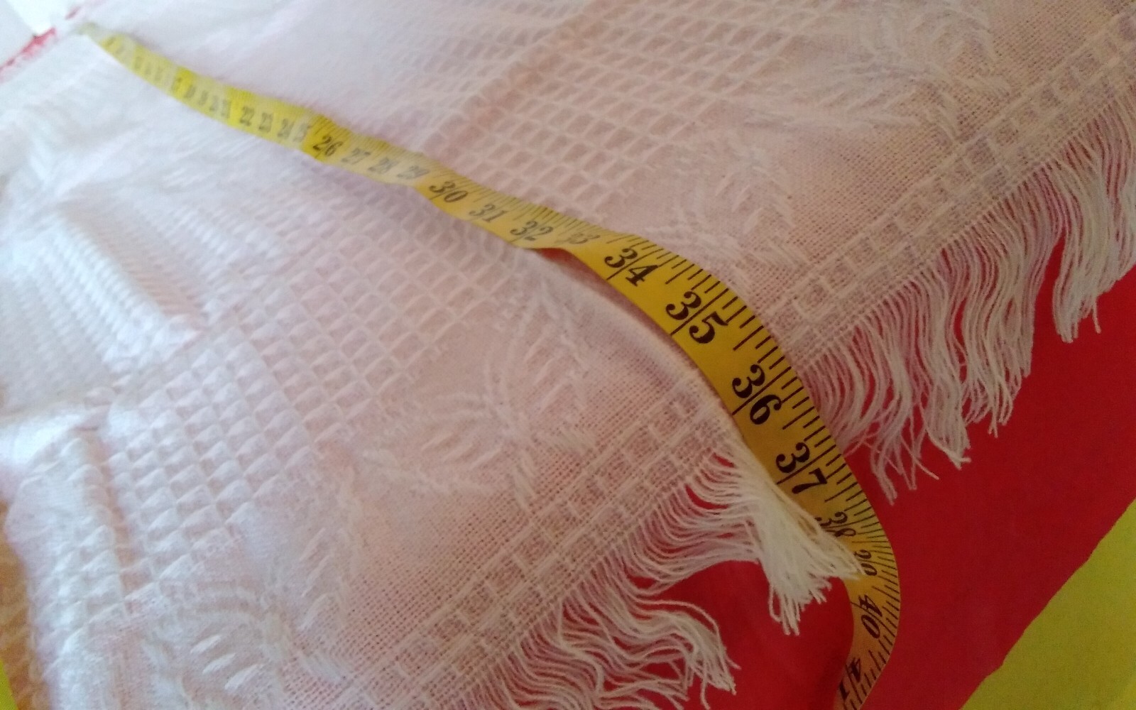 Baby Blanket Vintage Atkins Japan Receiving Blanket Woven Butterflies 35×36 Pink