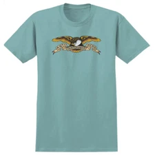 Anti Hero Skateboards Shirt Basic Eagle Heather Arctic