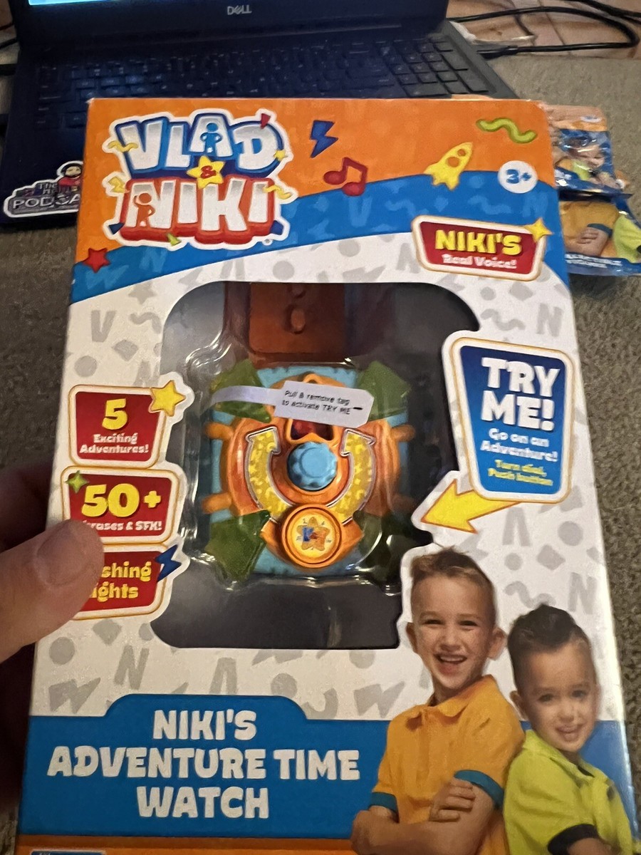 Vlad & Niki Niki's Adventure Time Watch Lot Of 3 Items Playmates