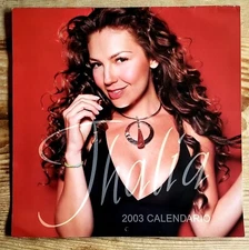 Vintage Thalia Wall Calendario NOS 2003 (Still Sealed)