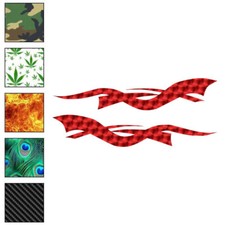 Pinstripe Pair Set, Vinyl Decal Sticker, 40 Patterns  3 Sizes, 7433