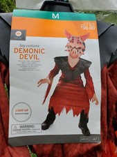 Demonic Devil Child Costume Size Medium 6-8 child