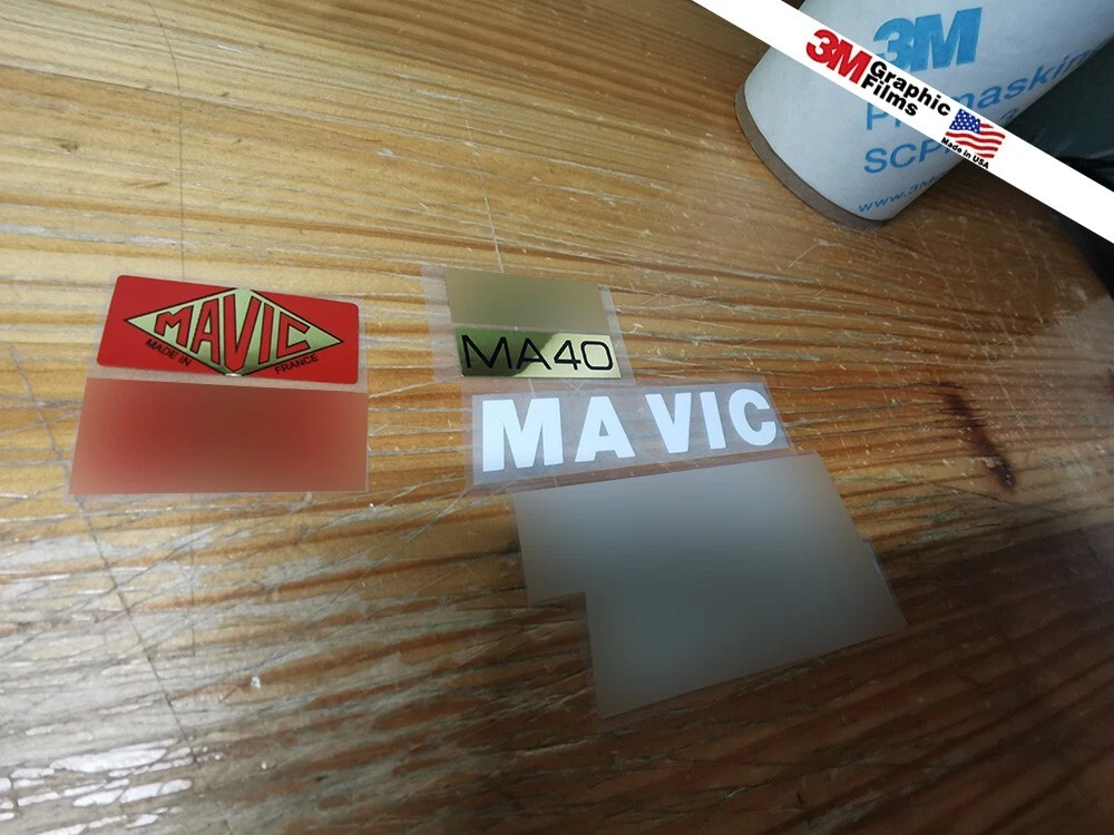 Autocollant Vinyle Mavic Comete – Jaune – Déco Vélo Ou Casque