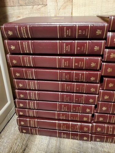 Encyclopedia Britannica 1768 15th Edition 33 Vol Complete Set Padded Leather Ebay