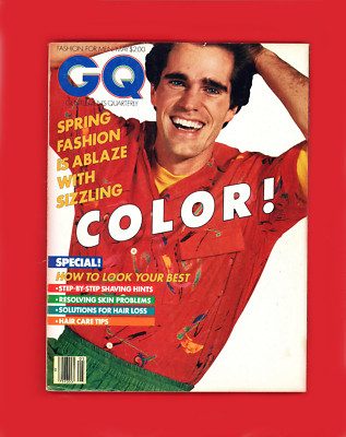 GQ MAGAZINE-MAY 1980- COLOR! - DAVID WHITE -PARIS 1980 -RENAULD WHITE -JOHN SHEA
