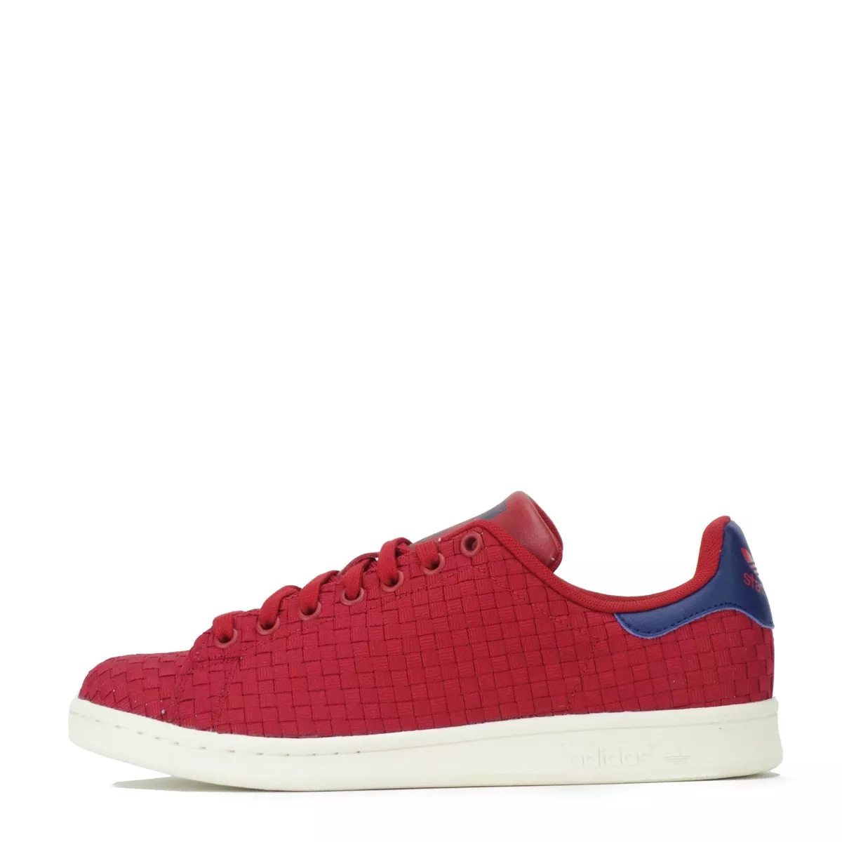 adidas Originals Men s Stan Smith Woven Trainers Shoes Sneakers in Red