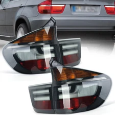 4PCS Smoked LED Tail Light 2007-2011 2012 2013 For BMW E70 X5 Rear Brake Lamp