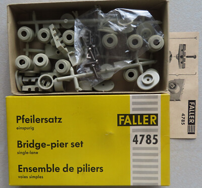 Faller AMS  4785 ~~ Fahrbahnstützen einspurig  in OVP #DEZ2570