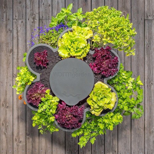 WORMgarden Verde 1 fioriera, Giardino verticale con lombricompostaggio - Afbeelding 5 van 10