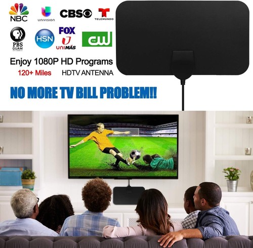 HDTV Antenna Digital 4K 1080 VHF UHF Free Channels Free Shipping - Afbeelding 2 van 9