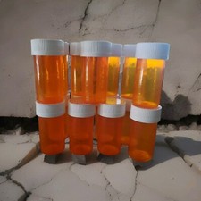 Lot Of 15 Empty Plastic Prescription Medicine Bottles, Storage Crafts,Hobbies