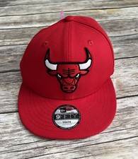 Chicago Bulls New Era Red youth Team Classic 39Thirty adj Hat