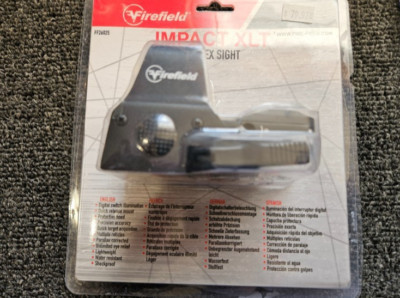 Firefield, Impact XLT Reflex Sight, Black, Red- 4 Reticle Options