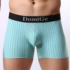 Sexy Fitness Sport Soft Underwear New Gay Boxer Shorts Ice Silk Men Underpants