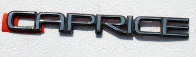 1990s OEM Chevrolet Caprice Emblem Name Plate