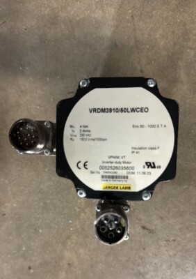 BERGER LAHR SERVO MOTOR VRDM3910/50LWCEO 230 VAC USED