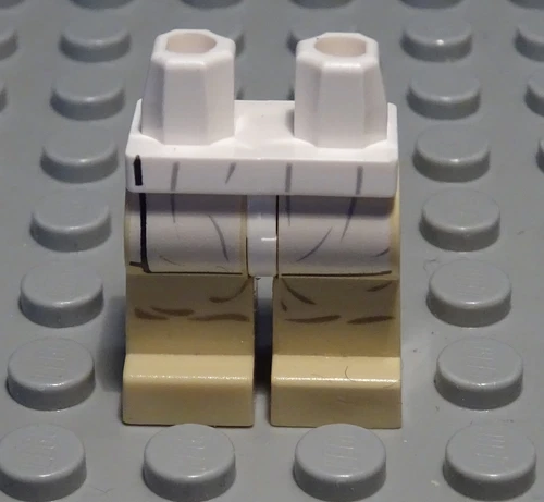 Lego figure accessories legs pants white beige with decor Star Wars