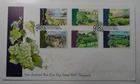 WORLD FDC : NEW ZEALAND 1997 SC#1429-34 VINEYARDS WINEMAKING FIRST DAY COVER