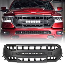 American Modified Armor Grille Woff Road Lights For 19-24 Dodge Ram 1500 Used