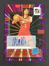 TyTy Washington Jr 2022-23 Panini Donruss RATED ROOKIE #/30 PURPLE HOLO LASER RC