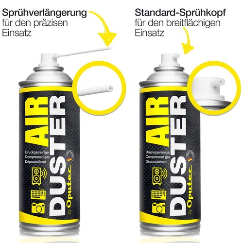 B-WARE 3 x 400 ml Oputec spray à air comprimé Air Duster purificateur d'air comprimé spray à gaz comprimé - Photo 3/8