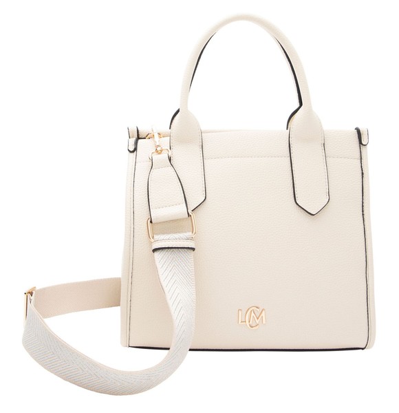 L.Credi Phemia Hand Bag Handtasche UmhäNgetasche Tasche Creme Creme Neu-image