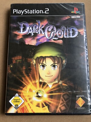 PS2 Dark Cloud, UK/Euro Pal, deutscher Boxtext, neu, Sony Factory Sealed
