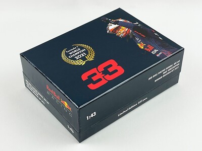Red Bull F1 RB16B Max Verstappen Belgium SPA 2021 World Champion 1:43 MINICHAMPS