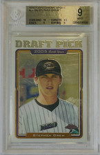 STEPHEN DREW FSU ROOKIE BGS 9 FLORIDA STATE 2005 TOPPS CHROME UPDATE D'BACKS RC