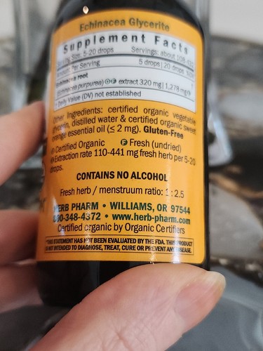 NEW Herb Pharm KIDS Alcohol Free Echinacea Immune Support Herbal Tonic Flu Cold - Picture 8 of 12