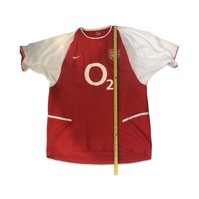 Arsenal O2 2002 2004 Home Vintage Nike Football Soccer Jersey