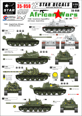 Star Decals 1/35  Modern African Wars Pt 1 decals 35950 x
