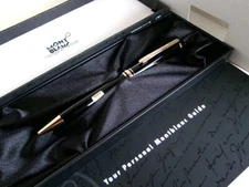 Montblanc Meisterstuck Classique 164 Ball Point Pen Black Name Carved Coca Cola