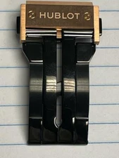 GENUINE HUBLOT ROSE GOLD CLASP 22m. REF. F301.8.06.