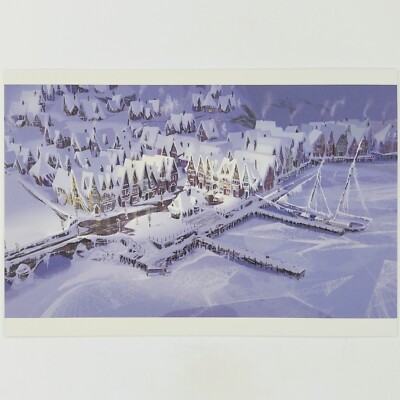 Frozen Postcard Arendelle Background Concept Art of Disney Norway James Finch