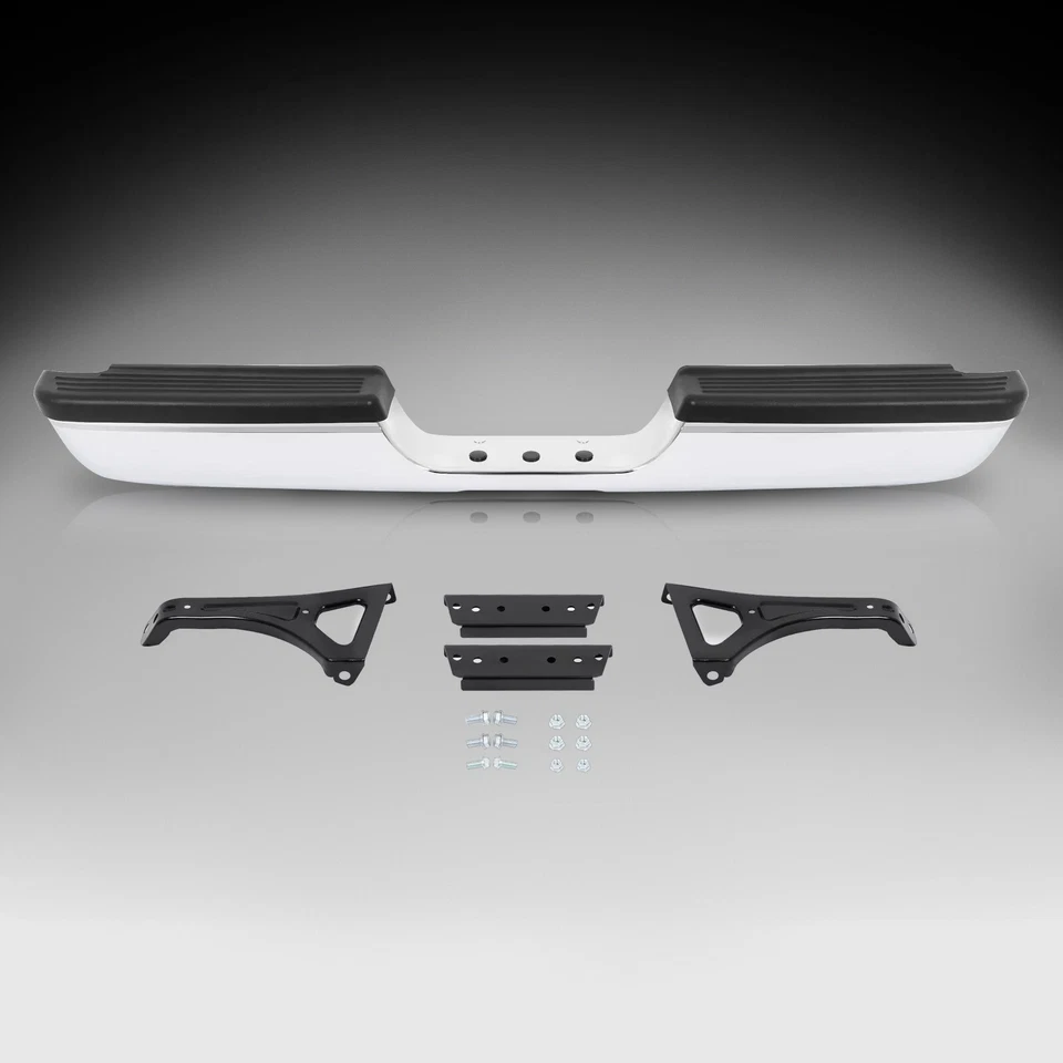 NEW Chrome Rear Step Bumper Assembly For 1994-2001 2002 Dodge Ram 1500 2500 3500 Foto 3 de 4