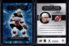 2022-23 Upper Deck Series 1 Blue Dazzlers Yegor Sharangovich #DZ-35 New Jersey